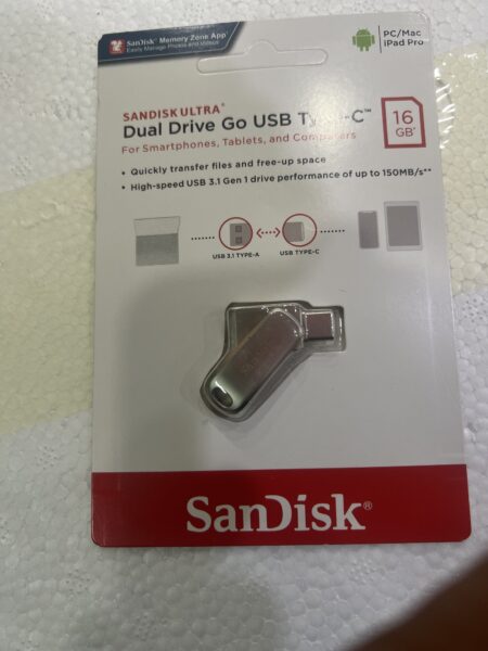 Sandisk 16GB Type C Usb Flashdrive